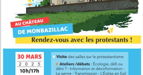 Rendez-vous avec les protestants à Monbazillac le 30 mars